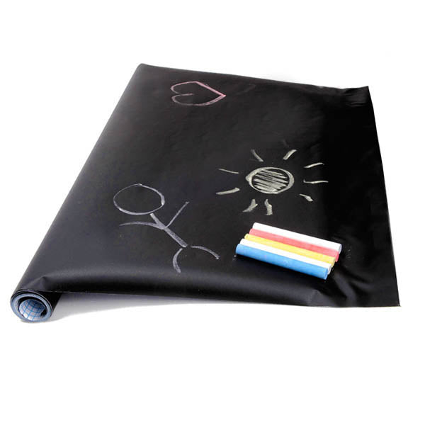 Blackboard sticker with 5 pieces of chalk-0